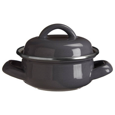 Porter Grey Enamel Mini Casserole Dish