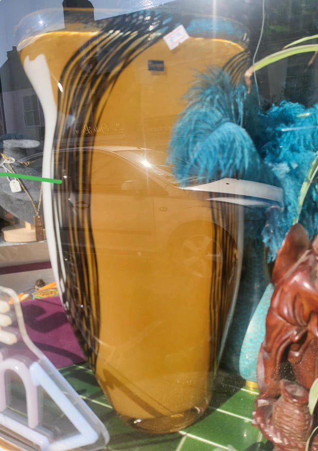 Large Svaja Art Glass Vases, height 44cms - £175 Interiors