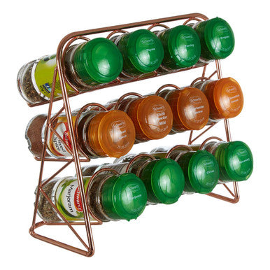 Vertex Copper Finish Spice Rack
