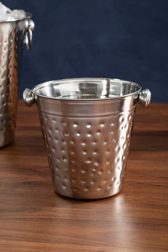 Mixology Hammered Effect Stainless Steel Ice Bucket