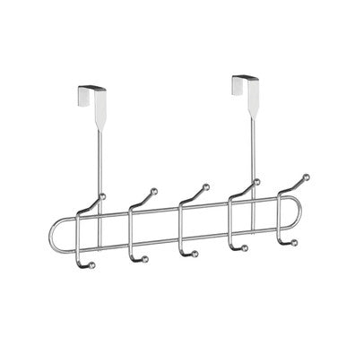 Deluxe Chrome 10 Hook Over Door Hanger
