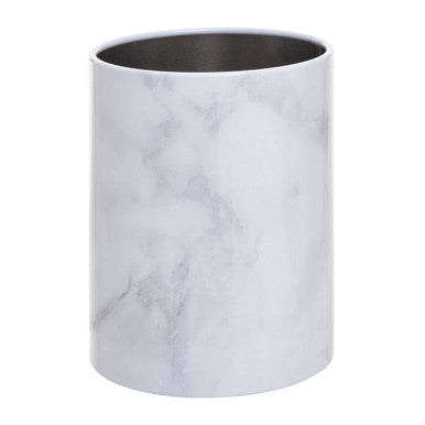 Easton White Marble Effect Utensil Holder