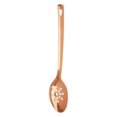 Freya Rose Gold Finish Slotted Spoon
