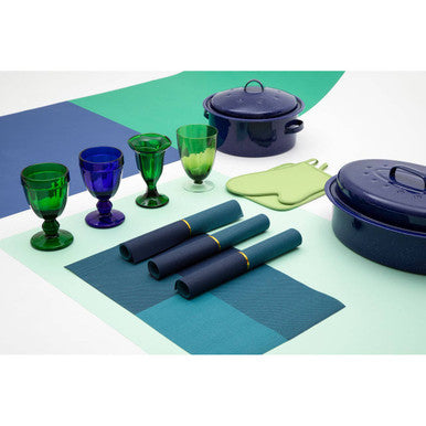 Lime Green Neoprene Oven Glove And Pot Holder Set