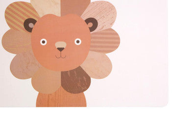 Effy Set Of 2 Lion Placemat And Coaster