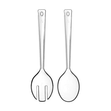 Clear Plastic Summer Salad Servers