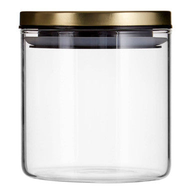 Freska Gold Lid Storage Jar 550Ml