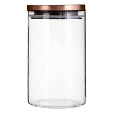 Freska Rose Gold Lid Storage Jar 950Ml