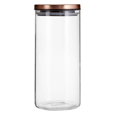 Freska Rose Gold Lid Storage Jar 1300Ml