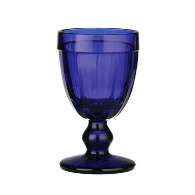 Blue Glass Coloured Sundae Goblet