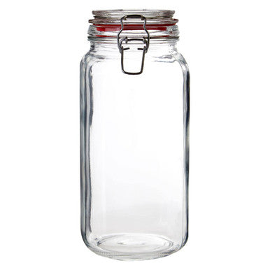 Deli 2000Ml Airtight Glass Storage Jar