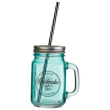 Cocktails Square Mason Jar Mug