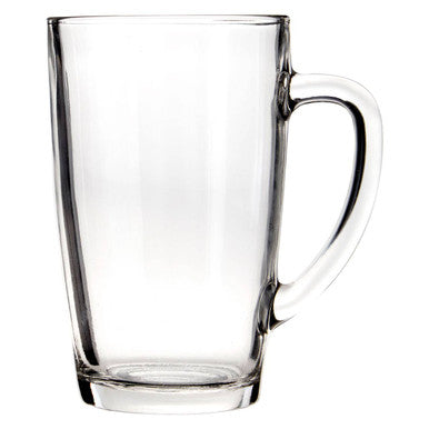 Euri Clear Tall Glass Mugs Set Of 4