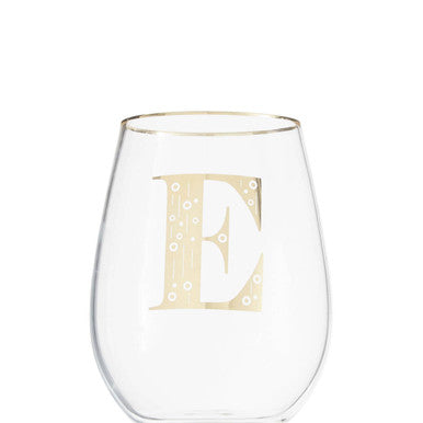 Claro Letter E Curved Tumbler