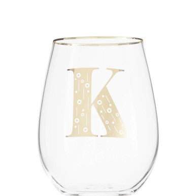 Claro Letter K Curved Tumbler