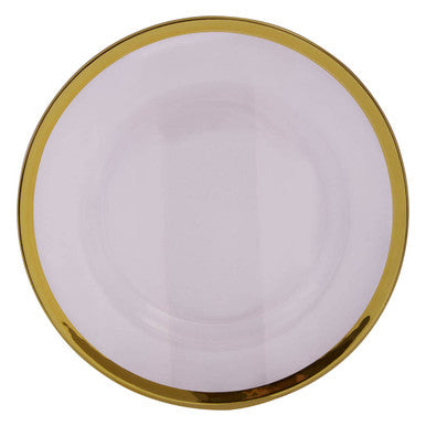 Ida 27Cm Dinner Plate With Gold Rim