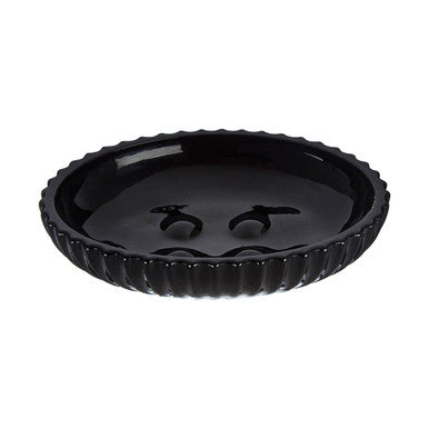 Ticino Brittany Black Glass Soap Dish