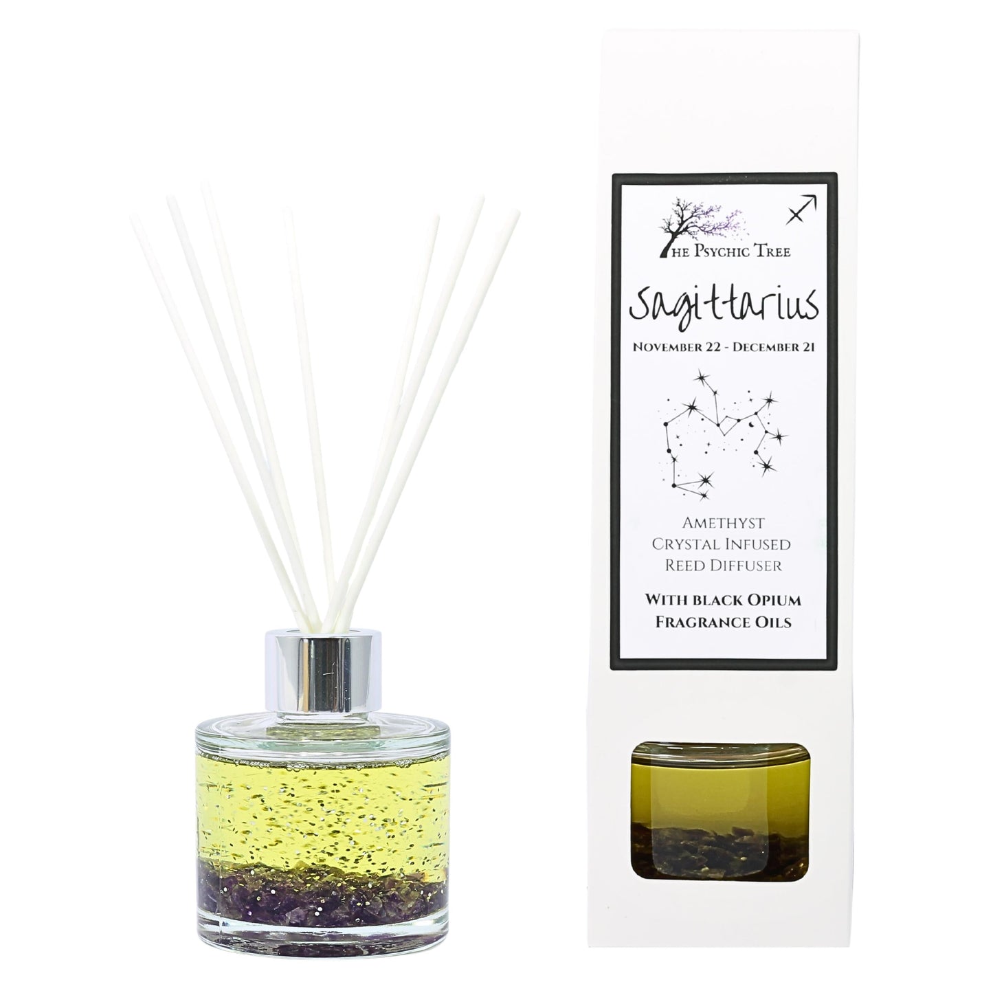 Sagittarius - Sign Of The Zodiac Crystal Infused Reed Diffuser