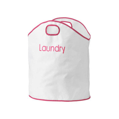 Oxford Hot Pink Trim Laundry Bag