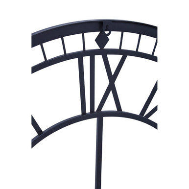 Vitus Skeletal Wall Clock With Black Fin