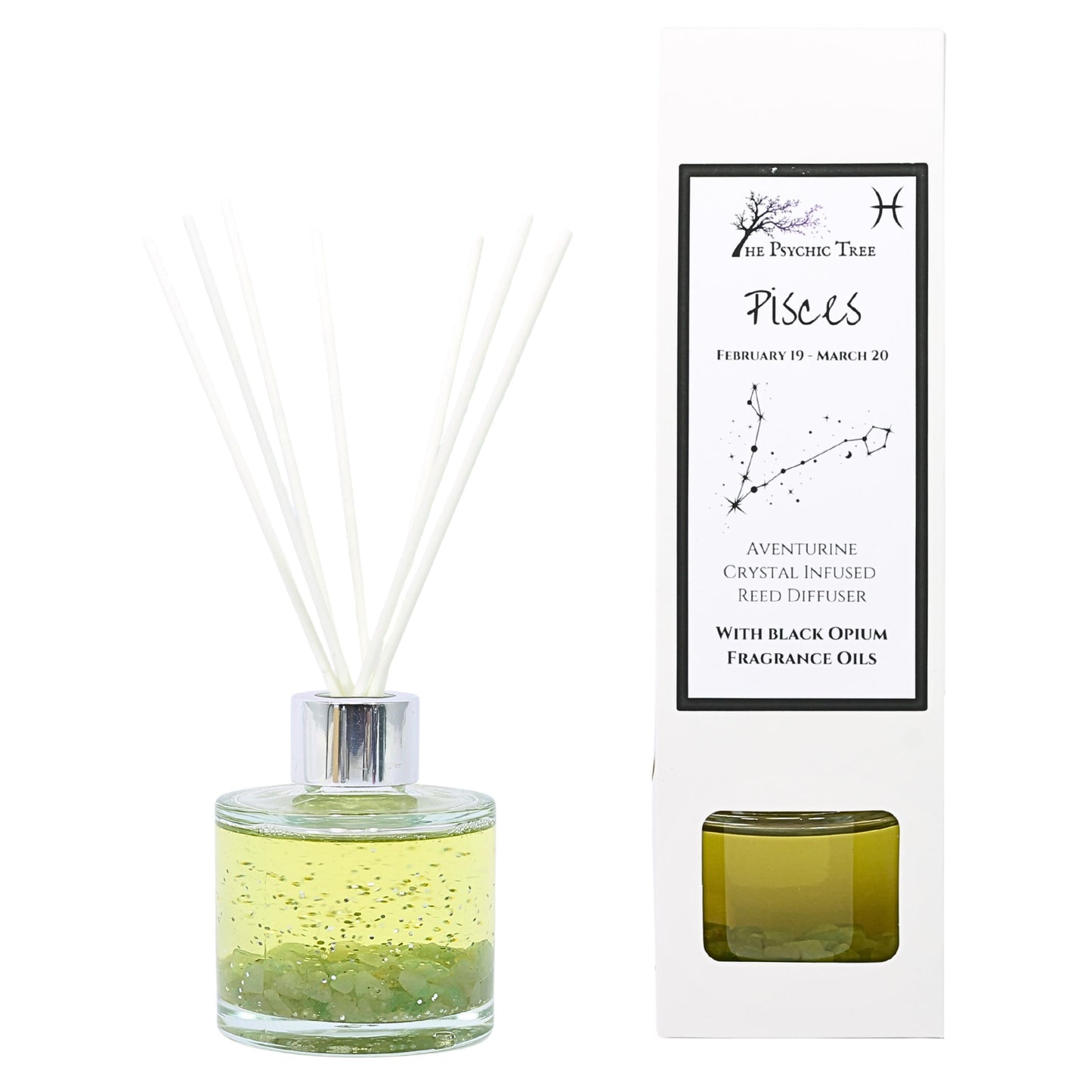 Pisces - Sign Of The Zodiac Crystal Infused Reed Diffuser