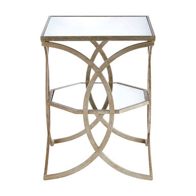 Zariah Cross Design Side Table