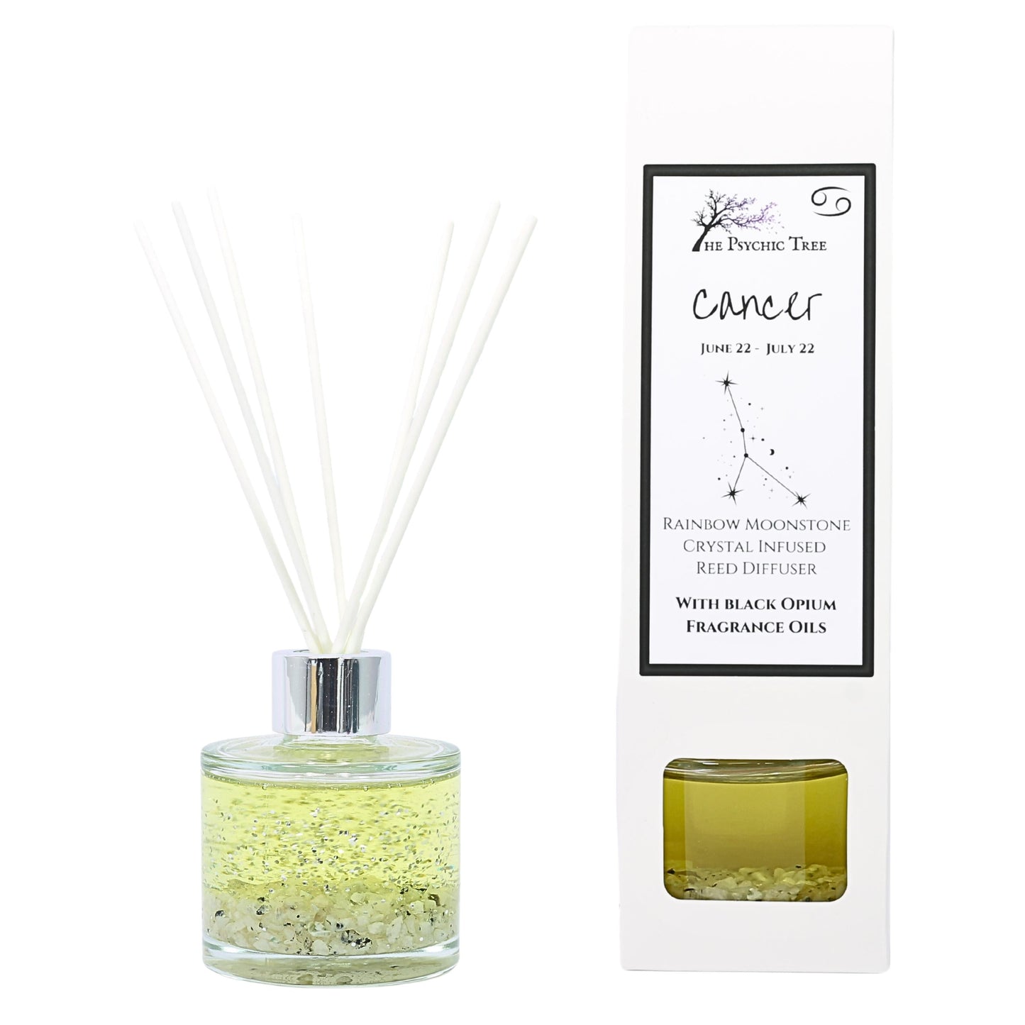 Cancer - Sign Of The Zodiac Crystal Infused Reed Diffuser