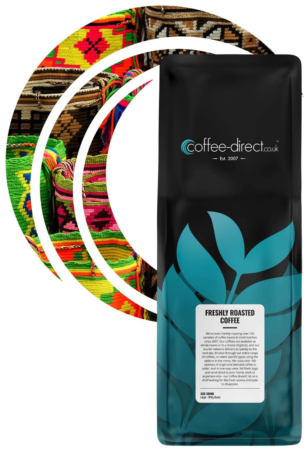 Buy 50/50 Decaf Colombian Coffee Online - Fast Nationwide Delivery