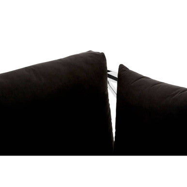 Novo 3 Seat Sofa With Silver Lattice Sides