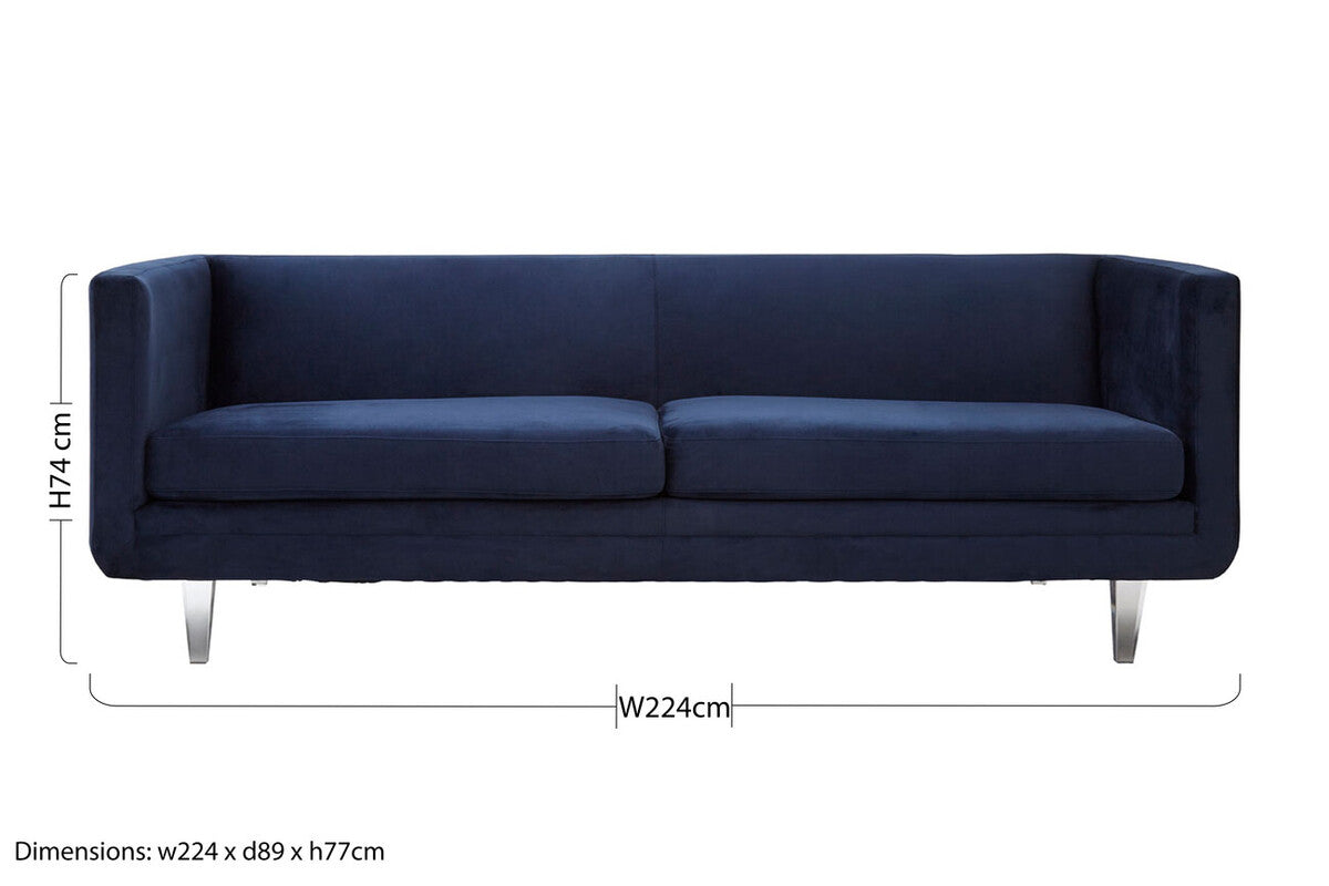 Pinner Dark Blue Sofa