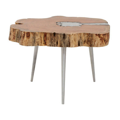 Almora Acacia Wood Log Coffee Table