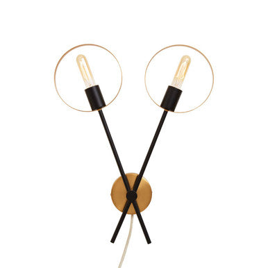 Trieste Two Bulb Ring Wall Light