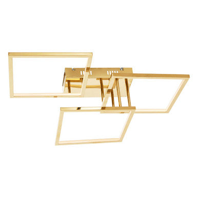 Trieste Three Square Ceiling Light