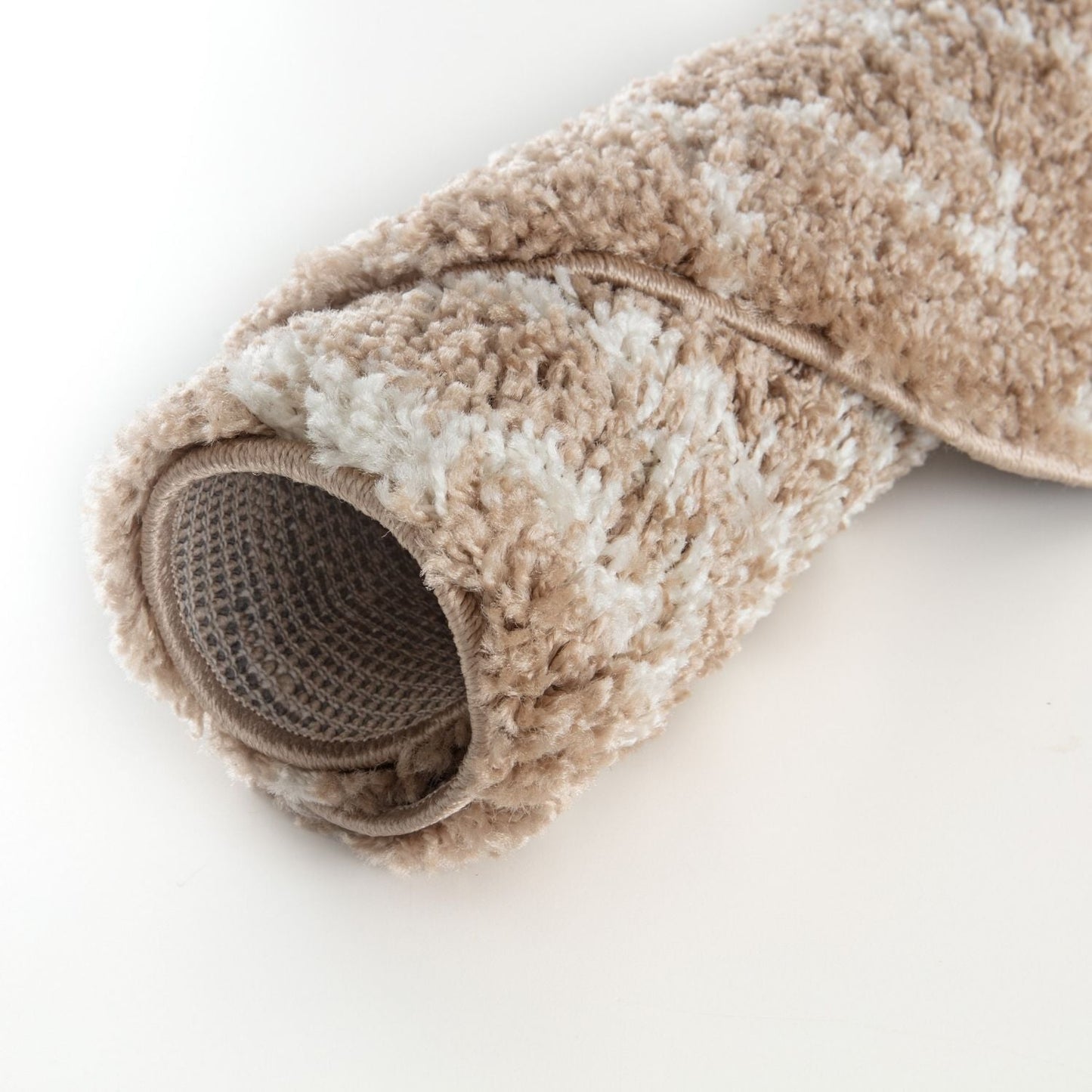 Moroccan Beige Shaggy Rug | 920