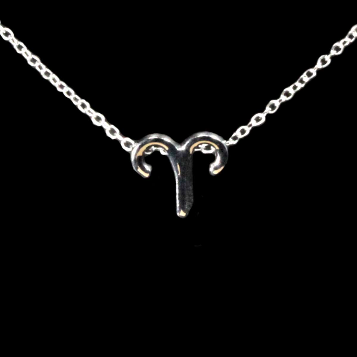 Aries Zodiac Silver Necklace