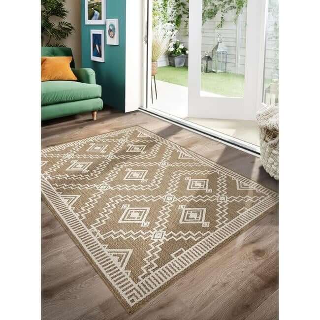 Rustic Rug Diamond Design