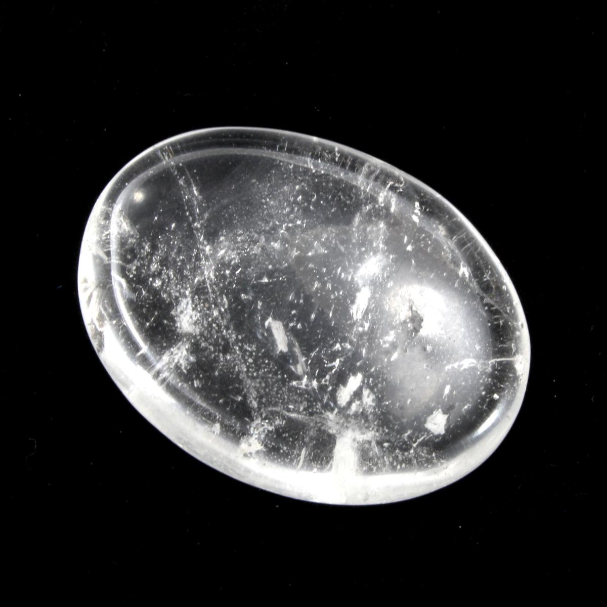 Clear Quartz Worry Stone