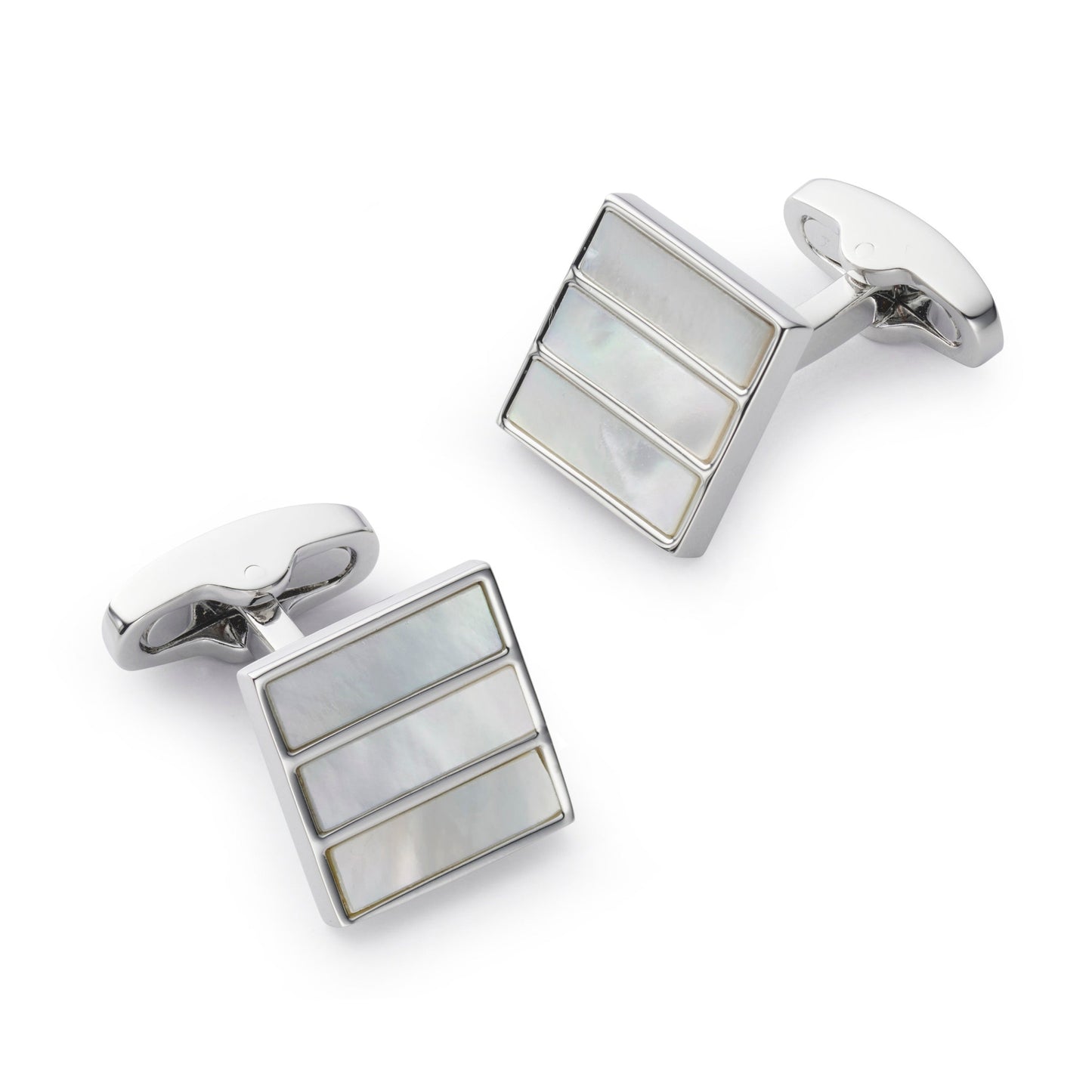 Triptych Cufflinks In Mother Of Pearl