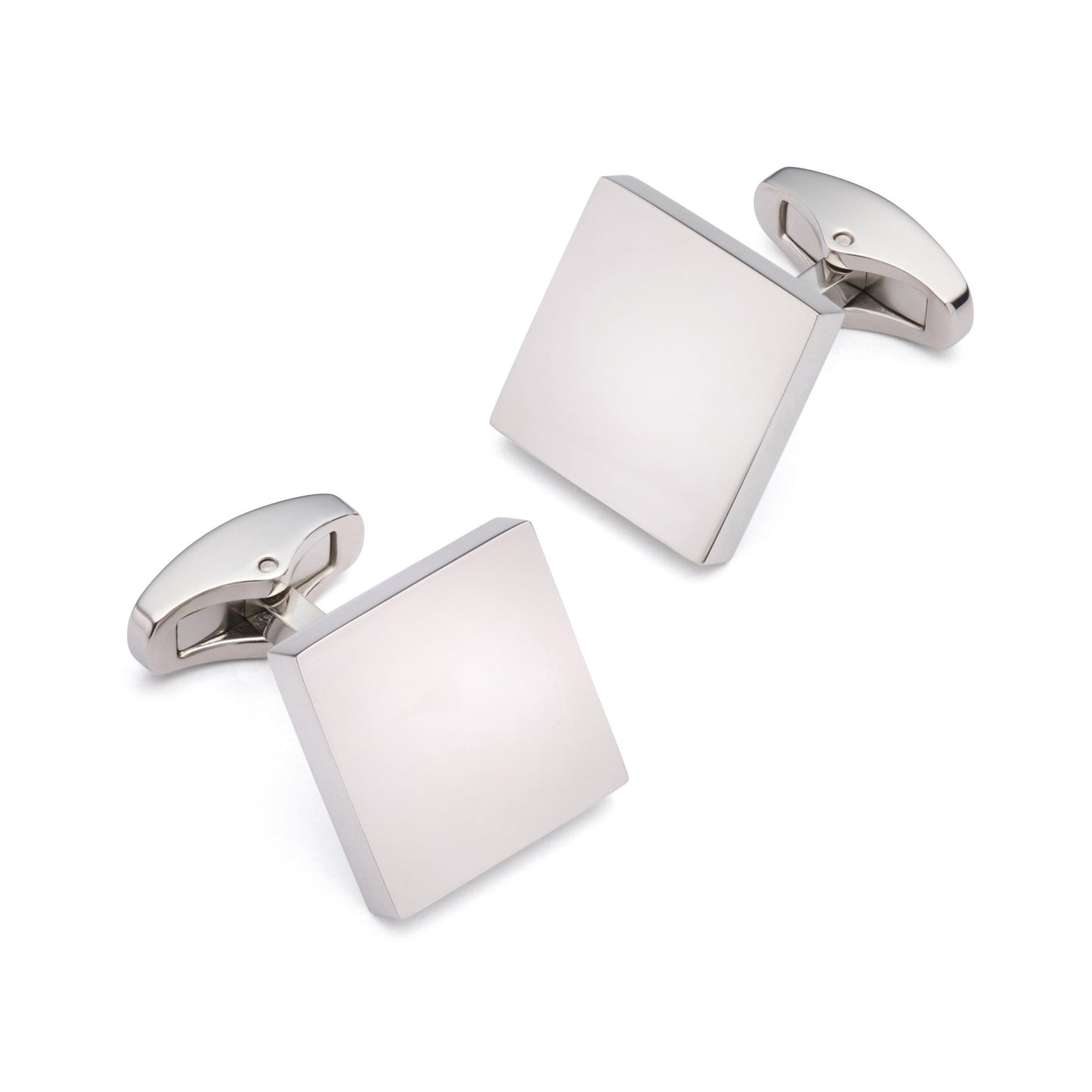 Square Cufflinks In Silver