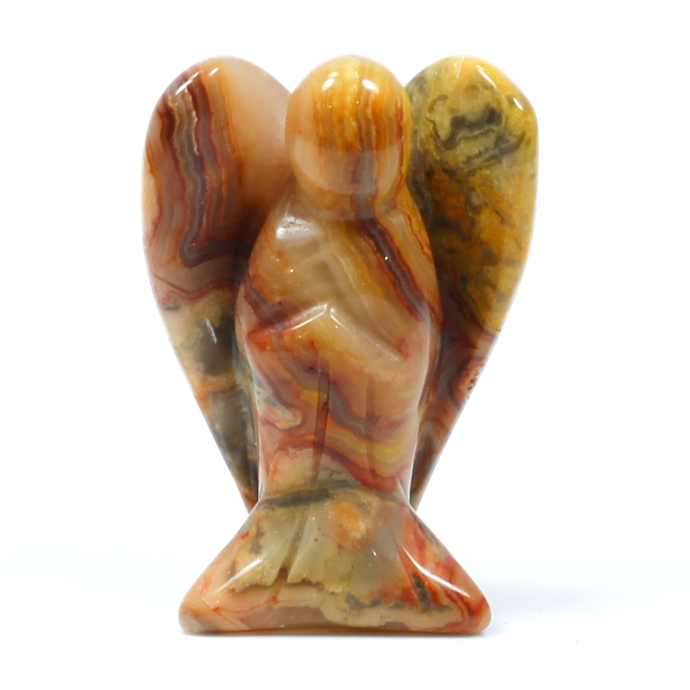 Crazy Lace Agate Guardian Angel (3.5cm)