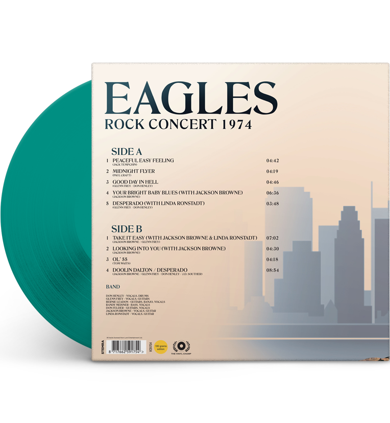 Eagles – Rock Concert 1974 (Limited Edition 12-Inch Album on 180g Green Vinyl)