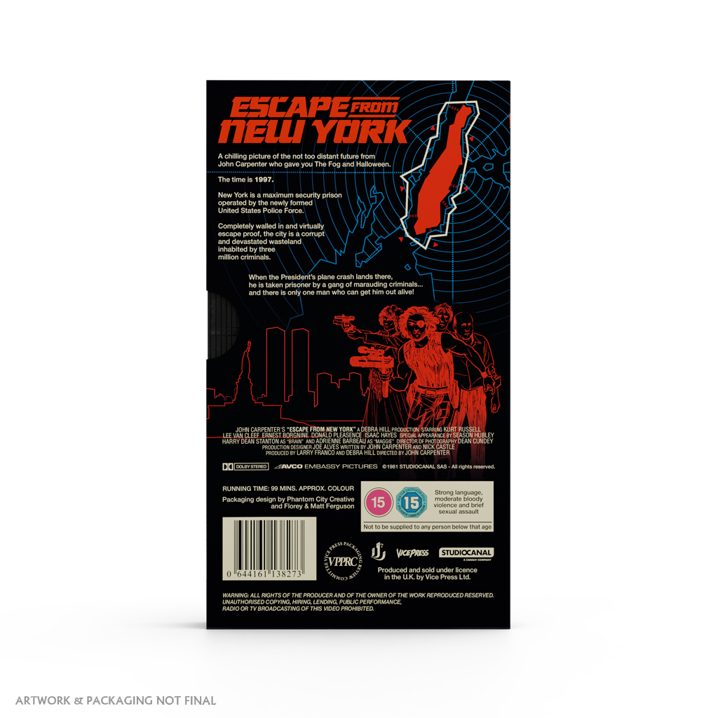 Escape From New York - Slipcase Edition VHS