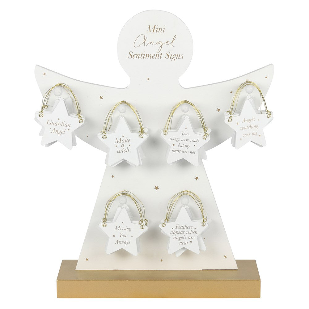 Mini Angel Sentiment Signs