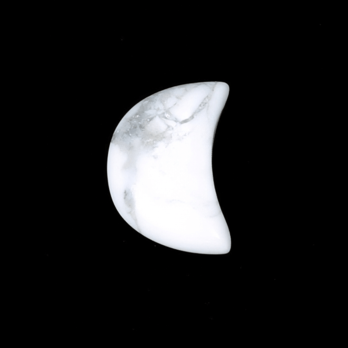 Healing Mini Moon Crystal - White Howlite