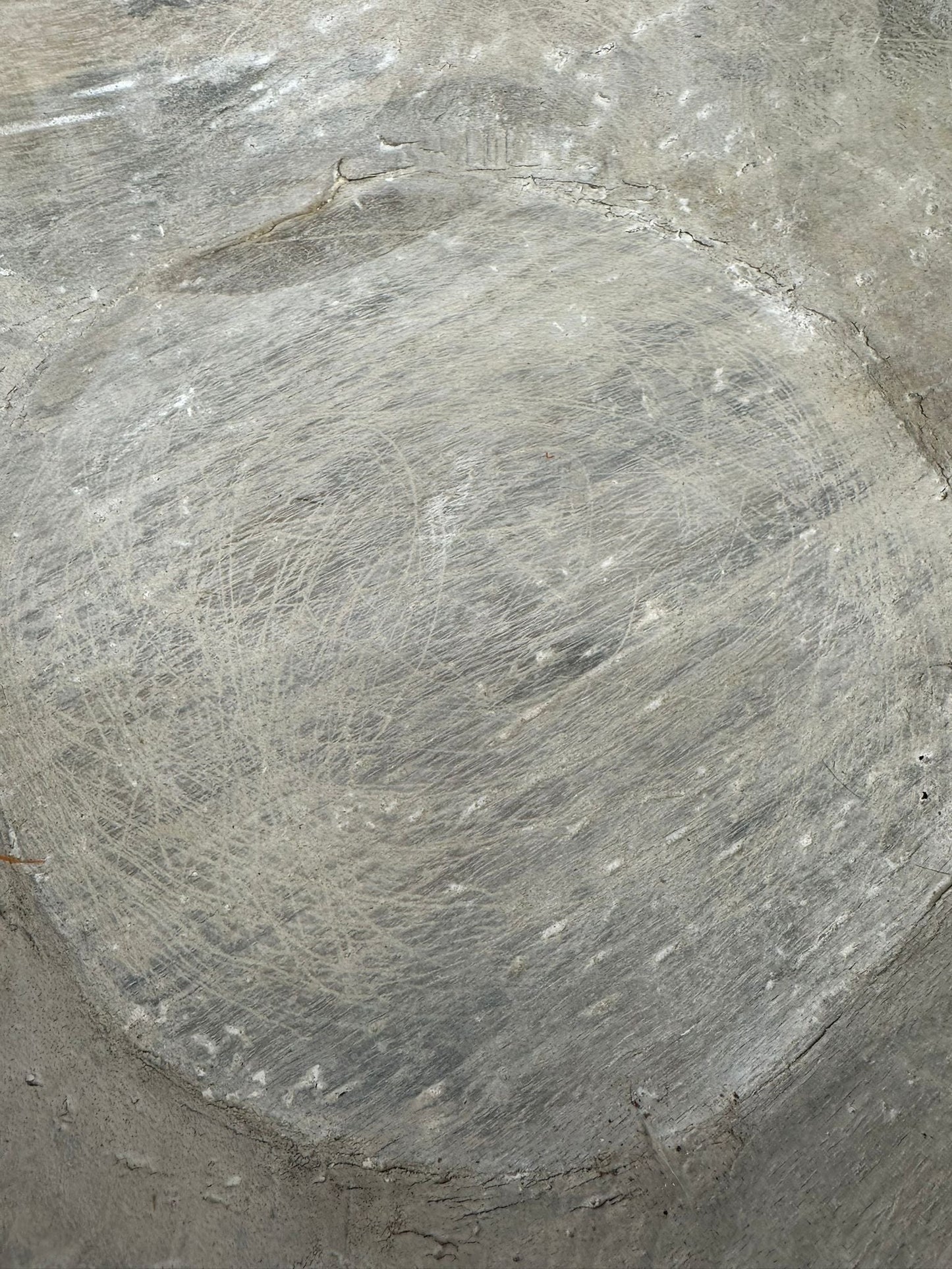 Vintage Bleached Wooden Serving Bowl / Fruit Bread Antipasti Cheese Board Tray