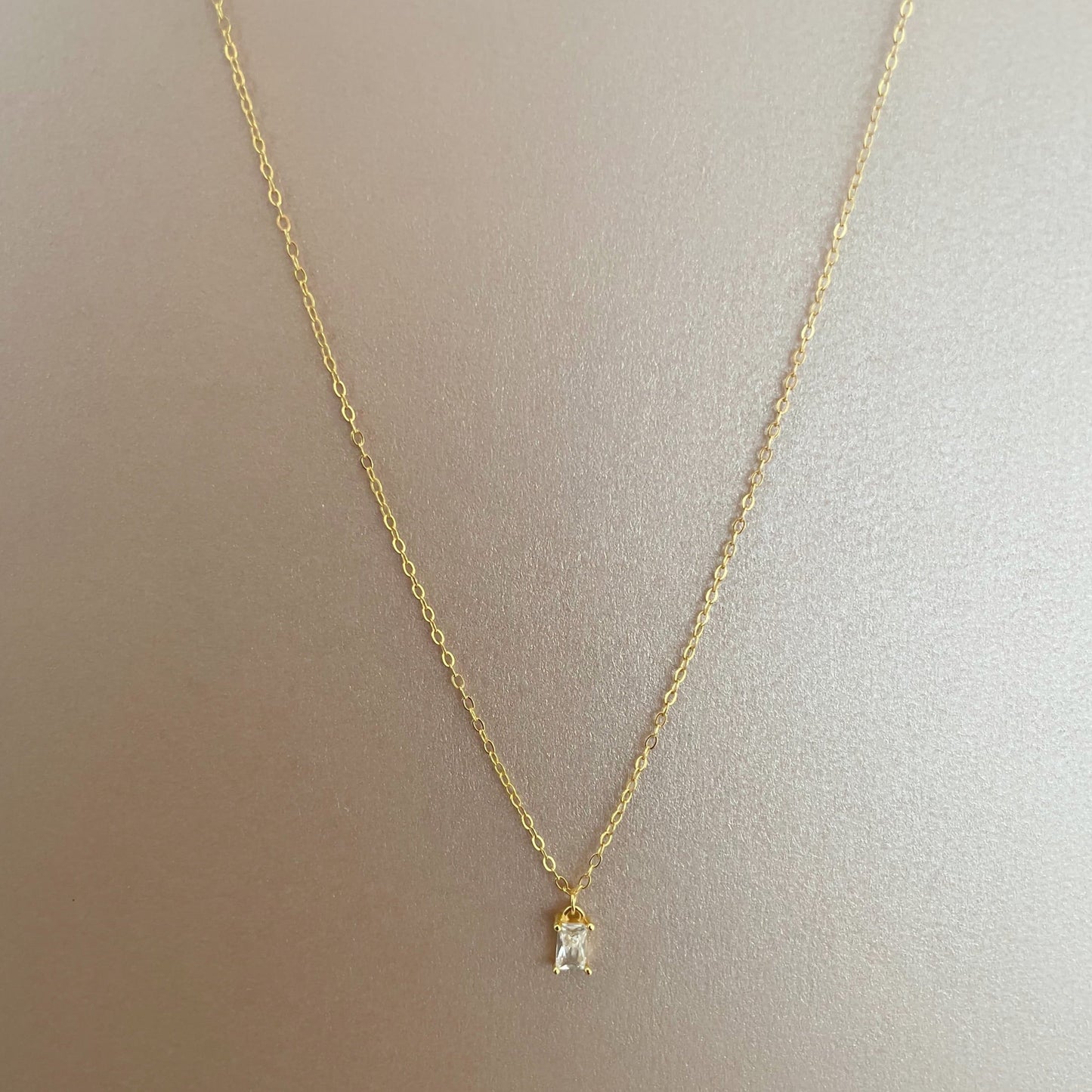 Emily Luxe Sterling Silver Plated Necklace