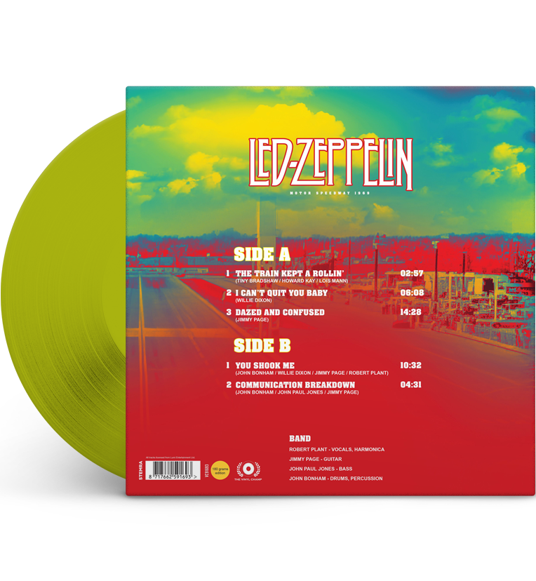 Led Zeppelin – Motor Speedway 1969 (Limited Edition 12-Inch Album on 180g Transparent Green Vinyl)