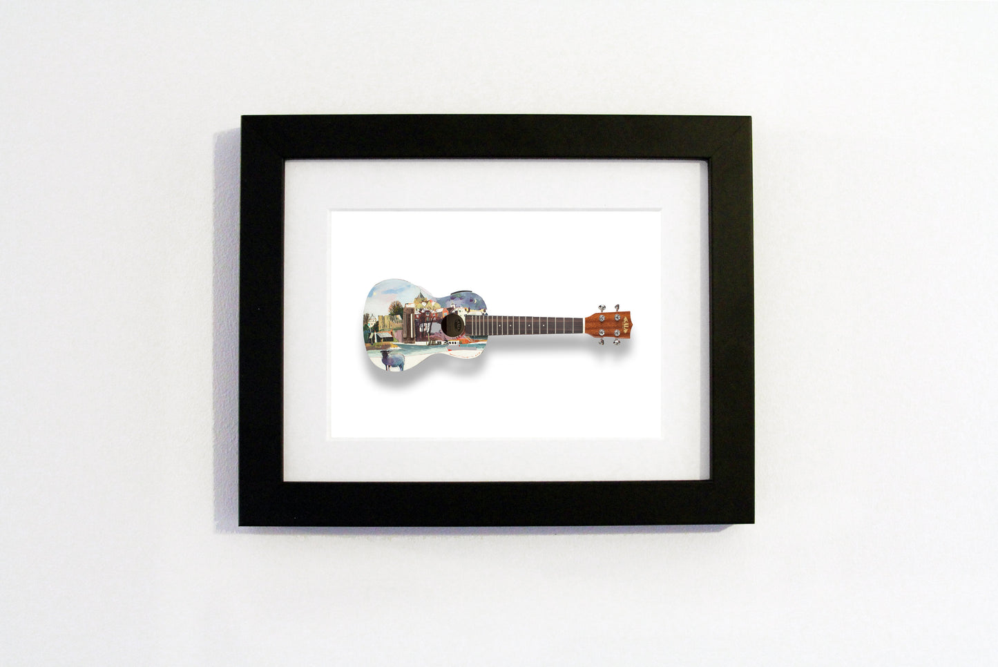 Louis Turpin - A6 Art on a Ukulele Print