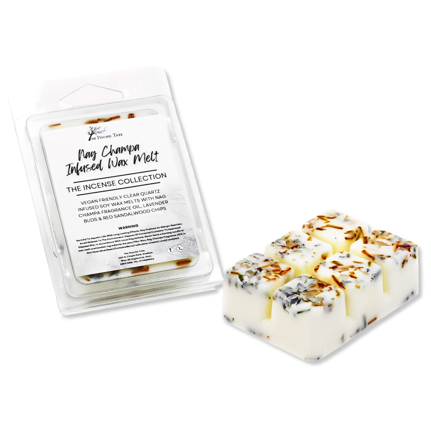 Nag Champa Crystal Infused Scented Wax Melts - The Incense Collection