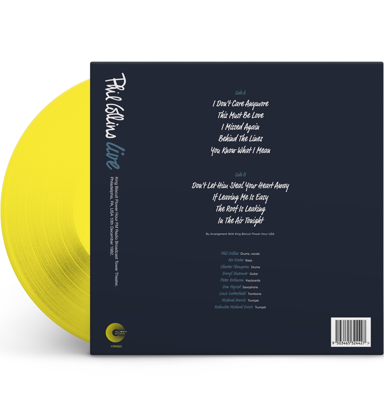 Phil Collins – Live (Special Edition 12-Inch Album on Yellow Vinyl)